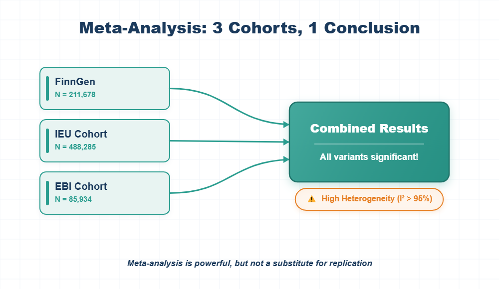 Meta-Analysis: Combining evidence from multiple studies for stronger conclusions in Alzheimer's genetics research